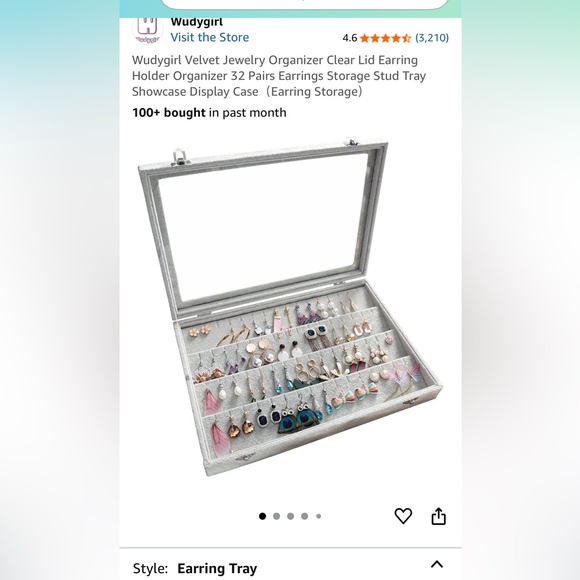 Earring organizer. - Picture 4 of 7